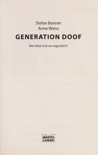 Generation Doof